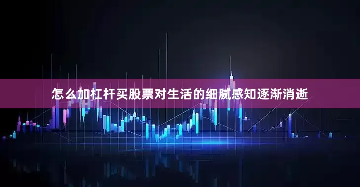 怎么加杠杆买股票对生活的细腻感知逐渐消逝